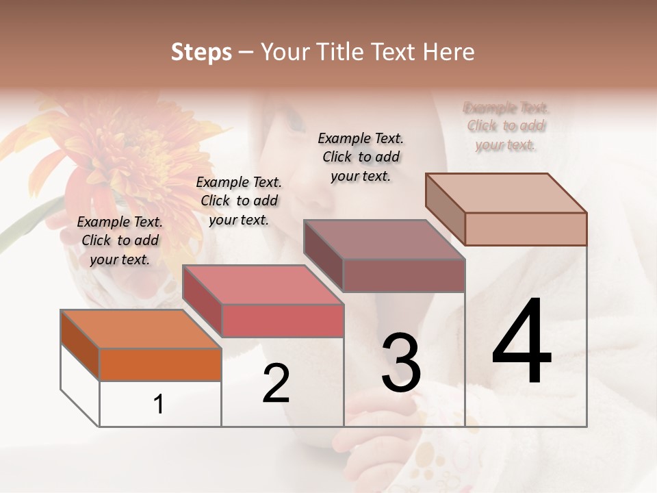 Care Beautiful Baby PowerPoint Template