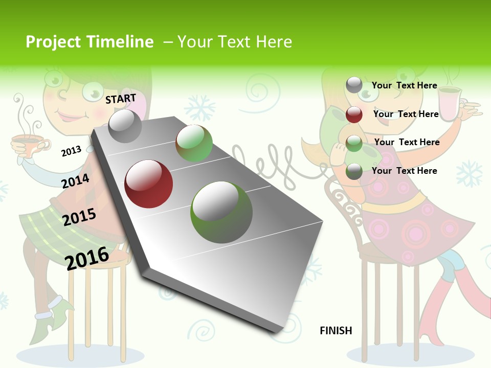 Color Friendly Love PowerPoint Template
