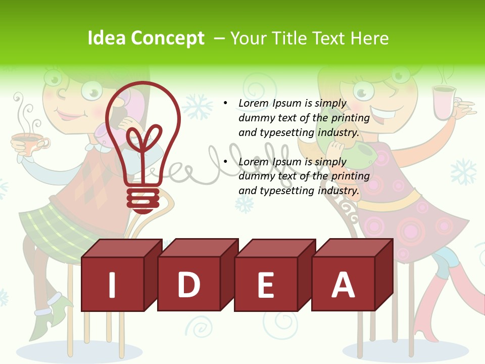 Color Friendly Love PowerPoint Template