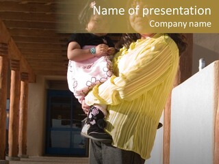 Toddler Complex Mother PowerPoint Template