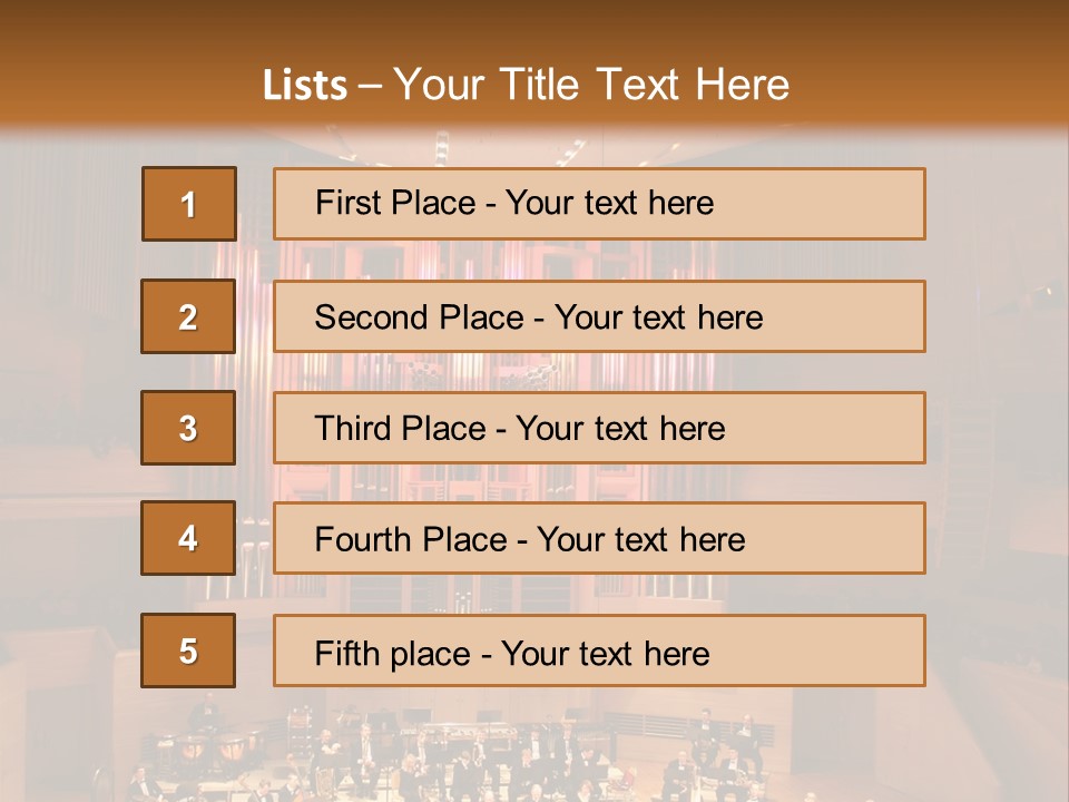Chairs Musical Music PowerPoint Template