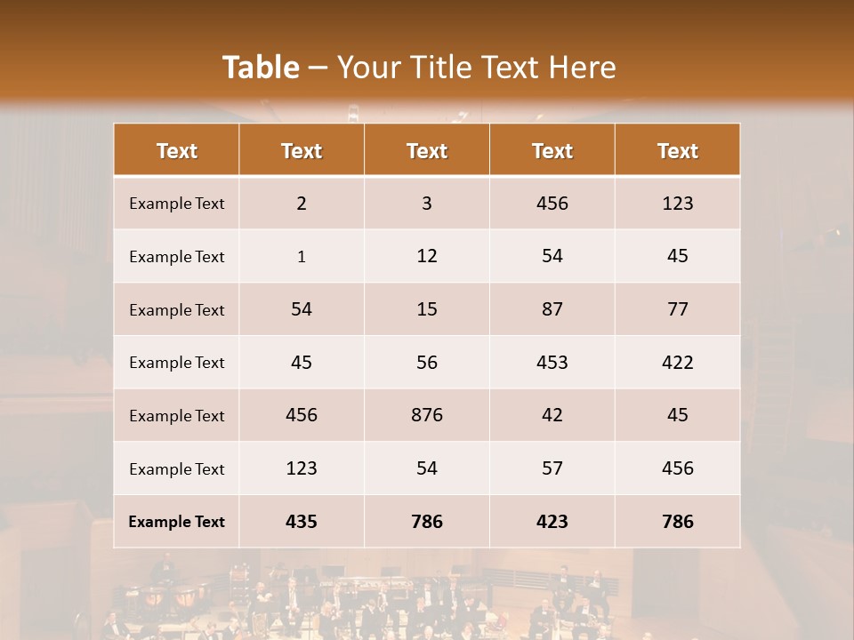 Chairs Musical Music PowerPoint Template