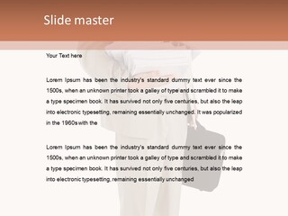 Bag Deadline Worker PowerPoint Template