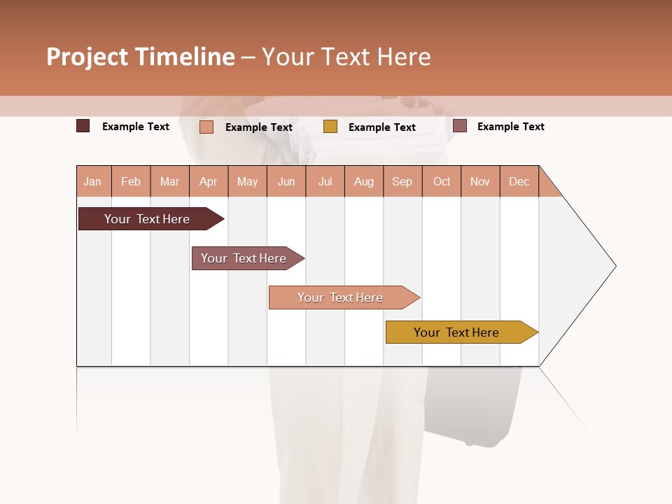 Bag Deadline Worker PowerPoint Template