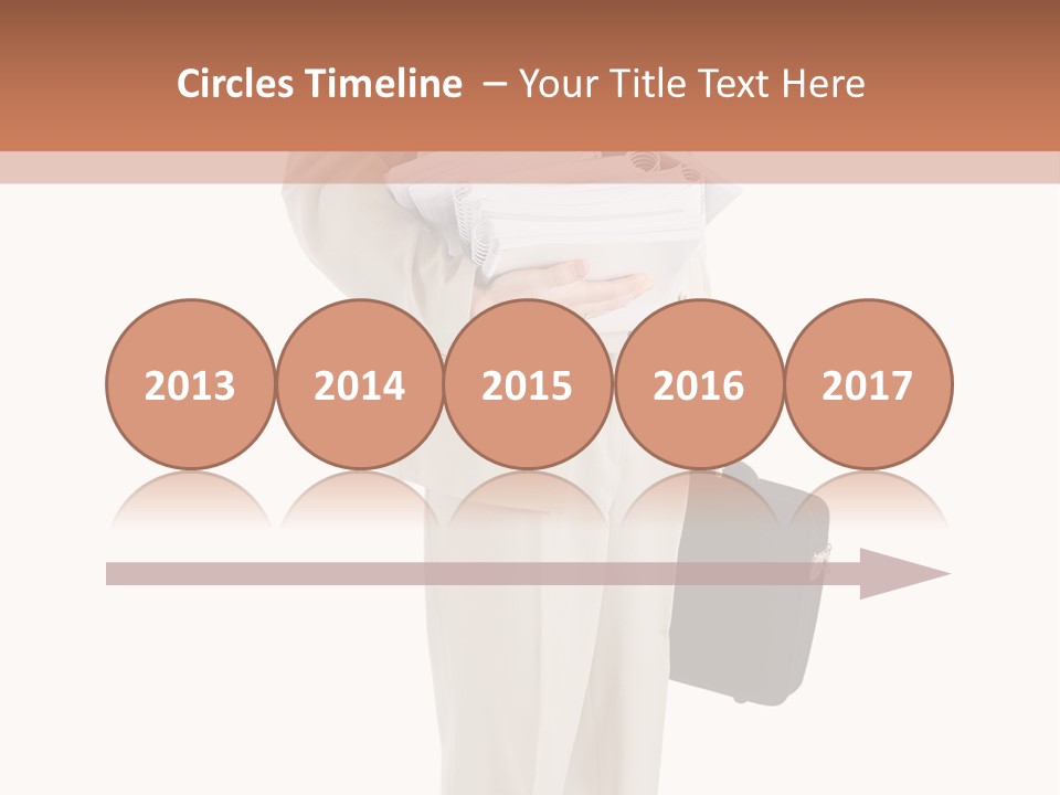 Bag Deadline Worker PowerPoint Template