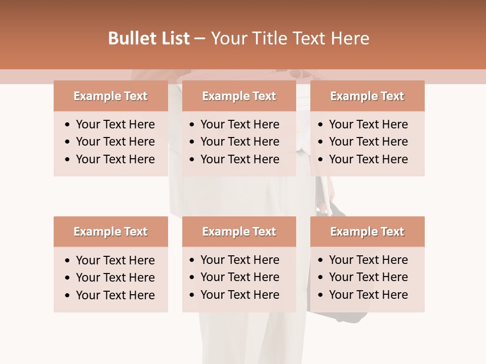 Bag Deadline Worker PowerPoint Template