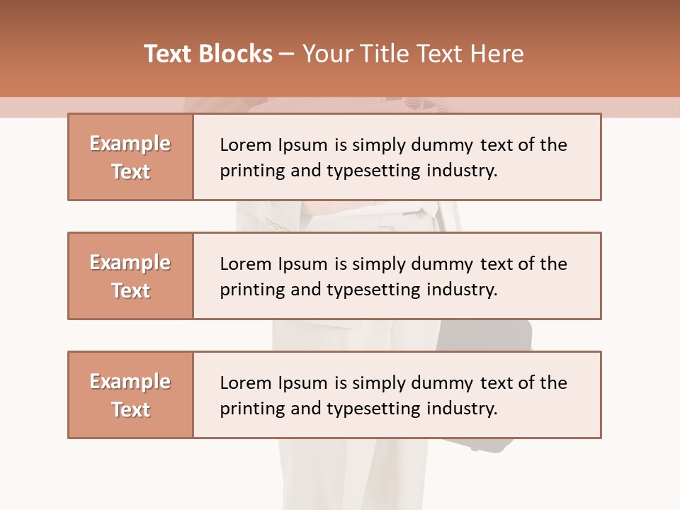 Bag Deadline Worker PowerPoint Template