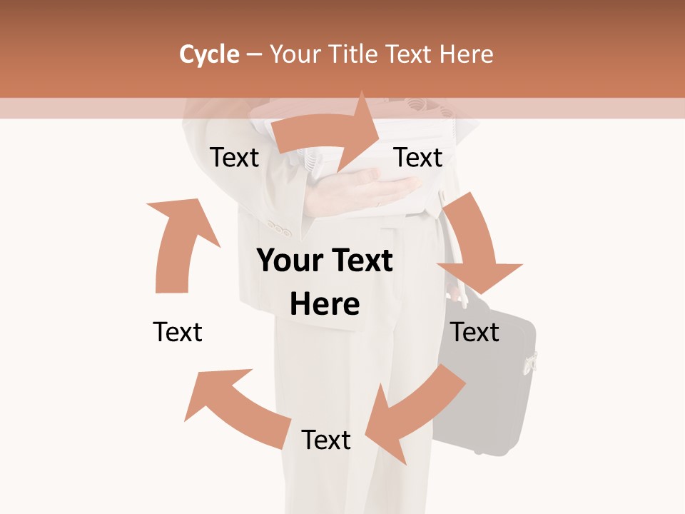 Bag Deadline Worker PowerPoint Template