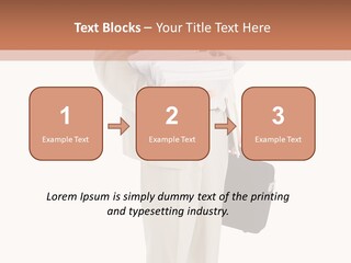 Bag Deadline Worker PowerPoint Template