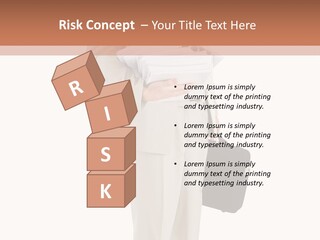 Bag Deadline Worker PowerPoint Template
