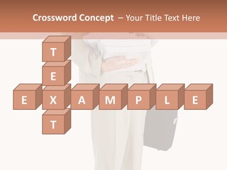 Bag Deadline Worker PowerPoint Template