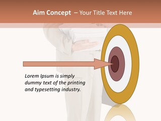 Bag Deadline Worker PowerPoint Template