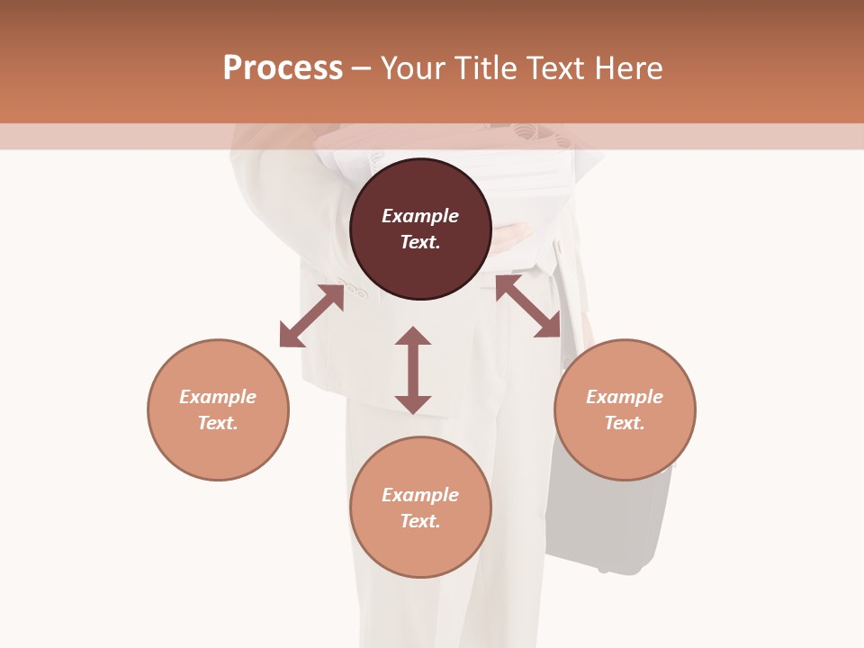 Bag Deadline Worker PowerPoint Template