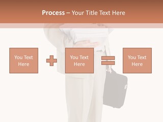 Bag Deadline Worker PowerPoint Template