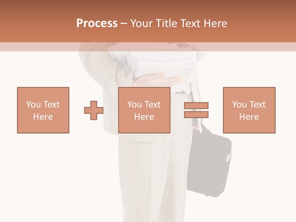 Bag Deadline Worker PowerPoint Template