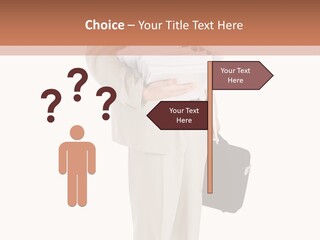 Bag Deadline Worker PowerPoint Template