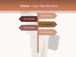 Bag Deadline Worker PowerPoint Template