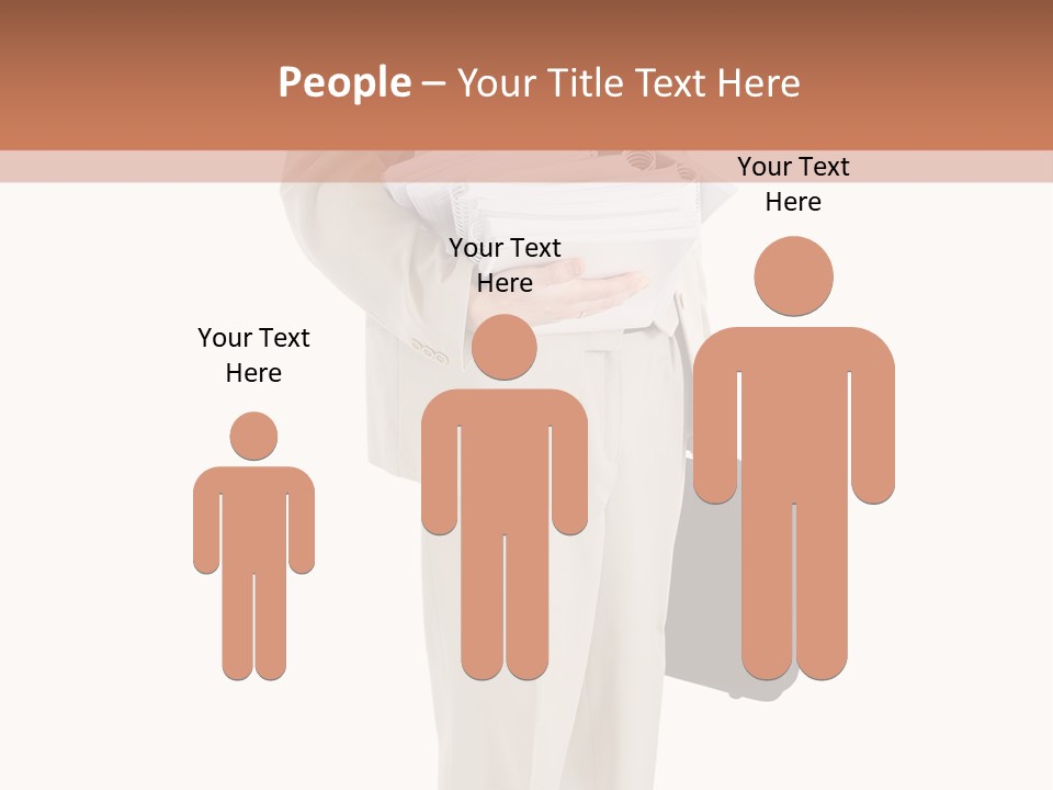 Bag Deadline Worker PowerPoint Template