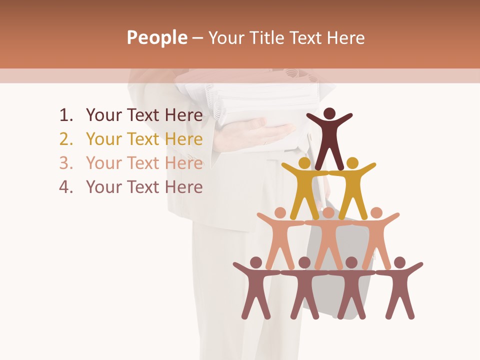 Bag Deadline Worker PowerPoint Template