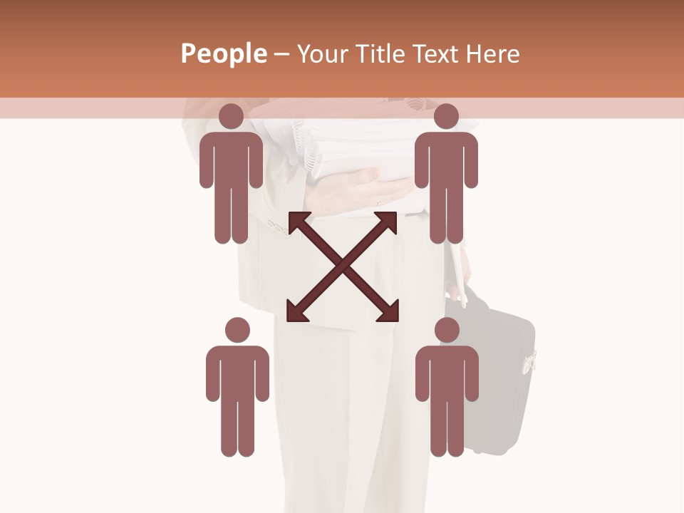 Bag Deadline Worker PowerPoint Template