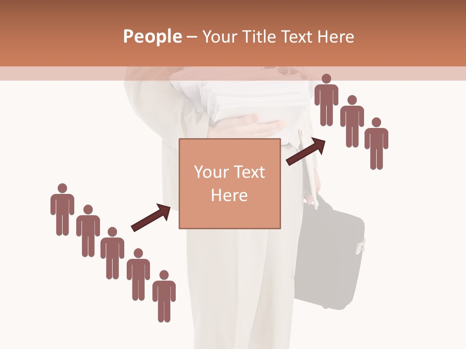 Bag Deadline Worker PowerPoint Template