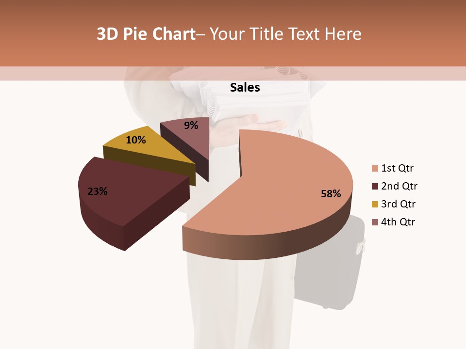 Bag Deadline Worker PowerPoint Template