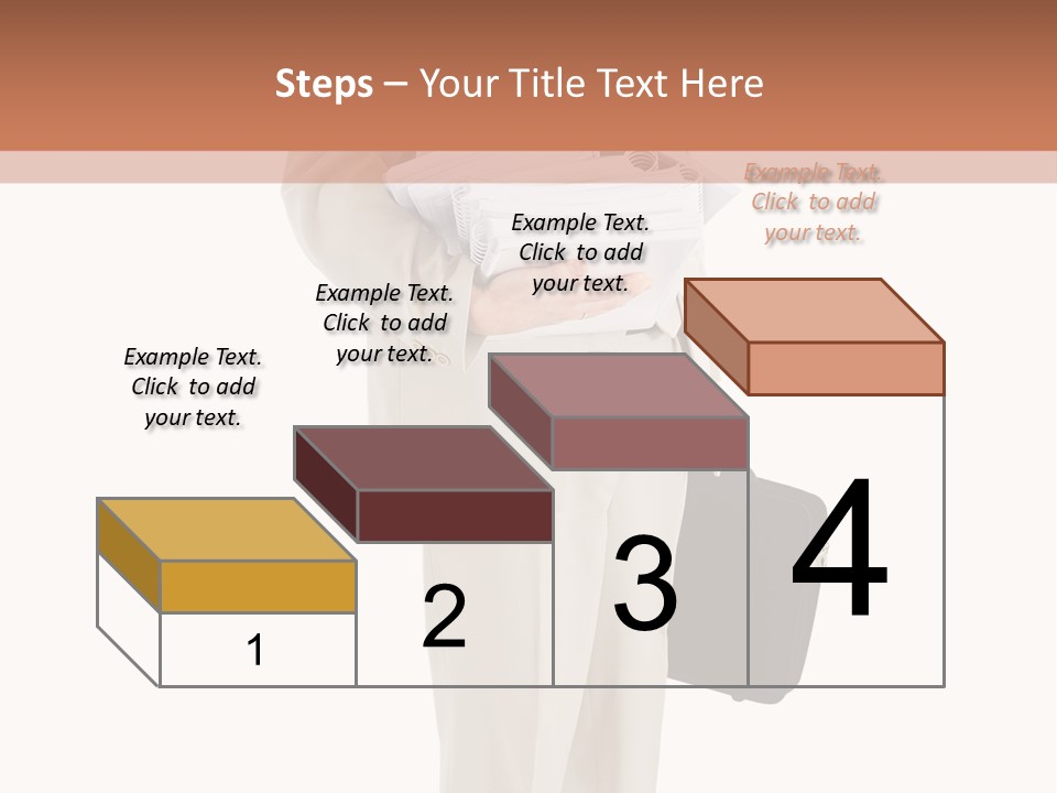 Bag Deadline Worker PowerPoint Template
