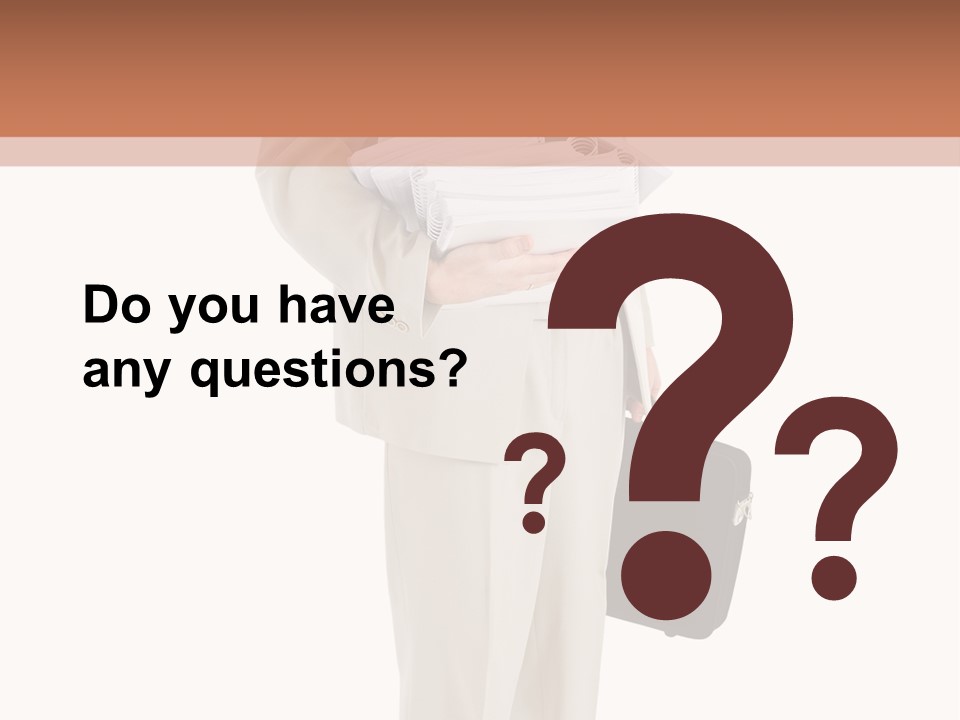 Bag Deadline Worker PowerPoint Template