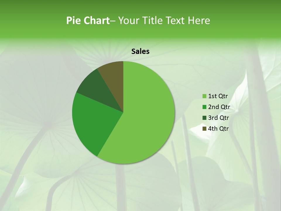 Background Waterlily Nelumbo_Nucifera PowerPoint Template