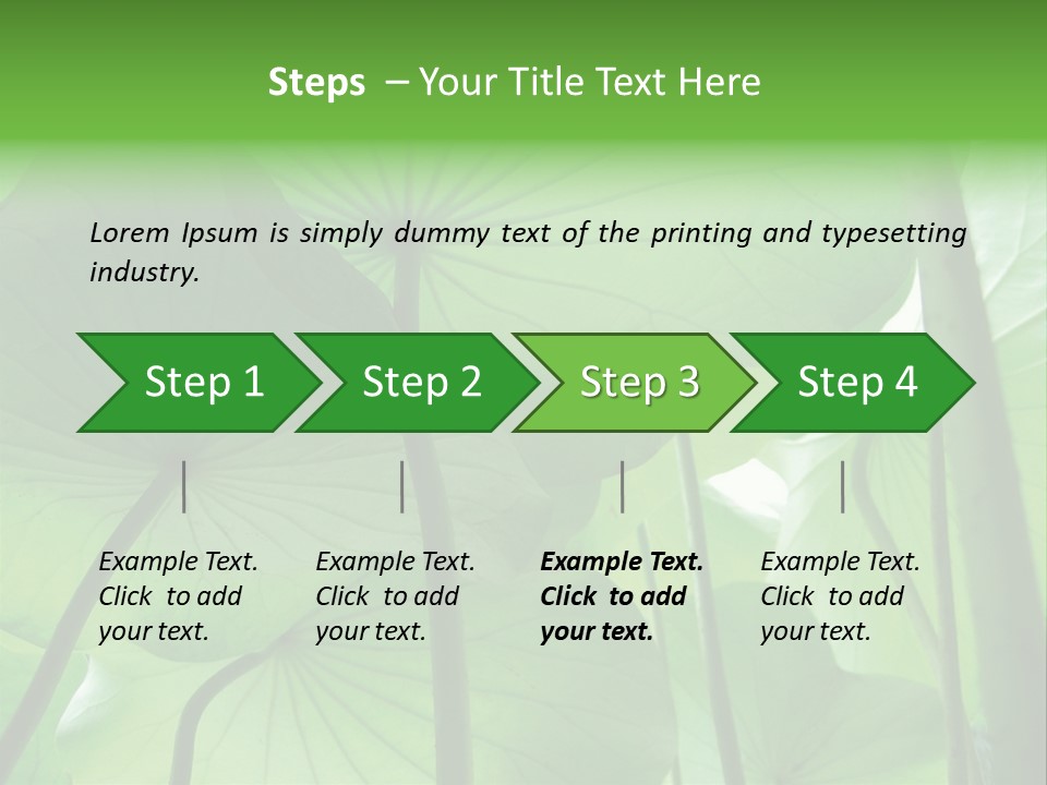 Background Waterlily Nelumbo_Nucifera PowerPoint Template