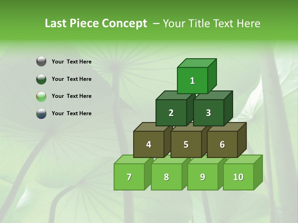 Background Waterlily Nelumbo_Nucifera PowerPoint Template