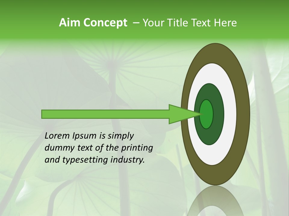 Background Waterlily Nelumbo_Nucifera PowerPoint Template