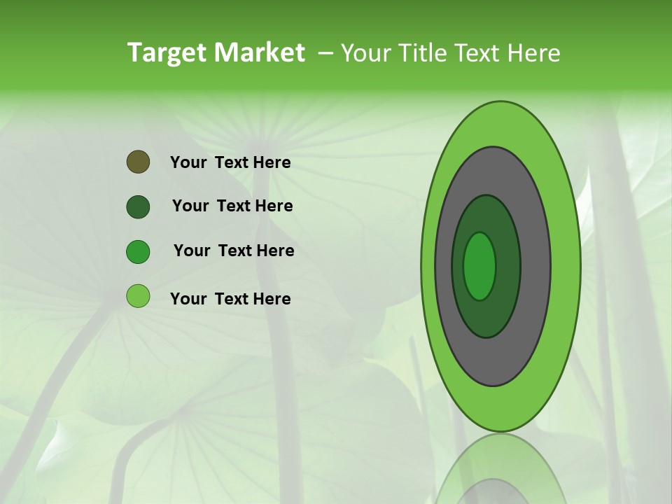 Background Waterlily Nelumbo_Nucifera PowerPoint Template