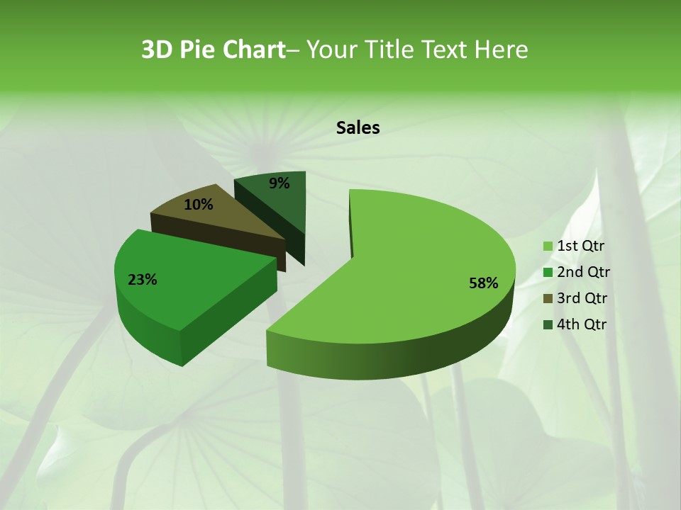 Background Waterlily Nelumbo_Nucifera PowerPoint Template