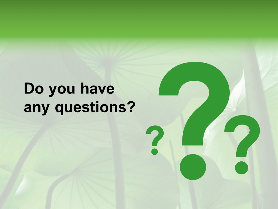 Background Waterlily Nelumbo_Nucifera PowerPoint Template