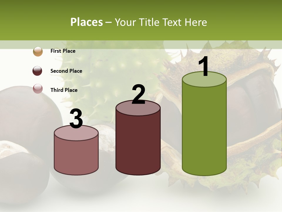 Background Brown Prickle PowerPoint Template