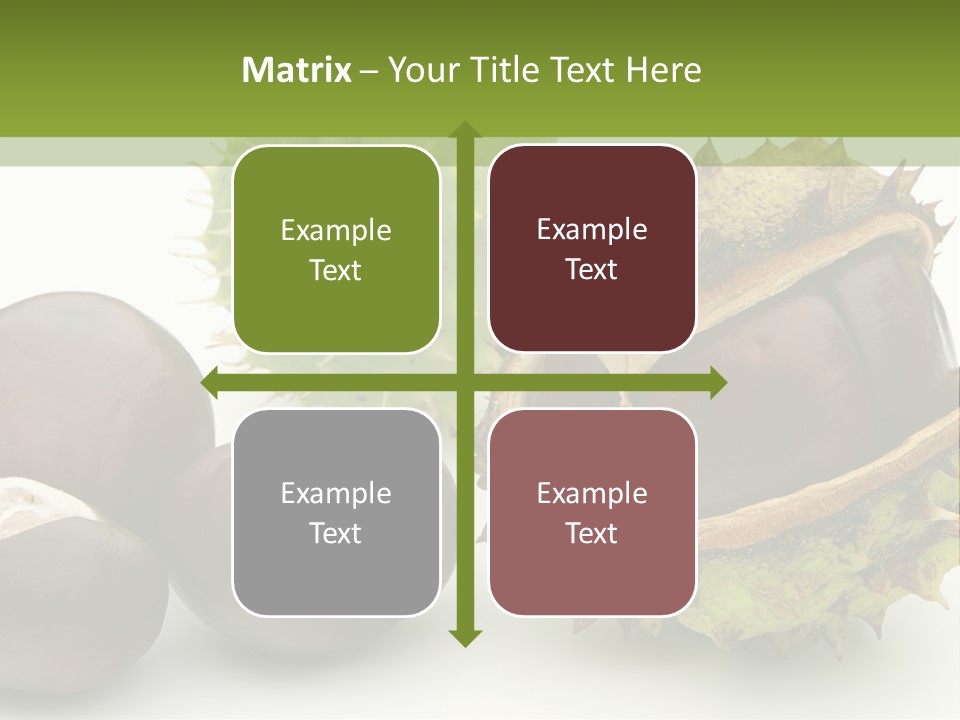 Background Brown Prickle PowerPoint Template