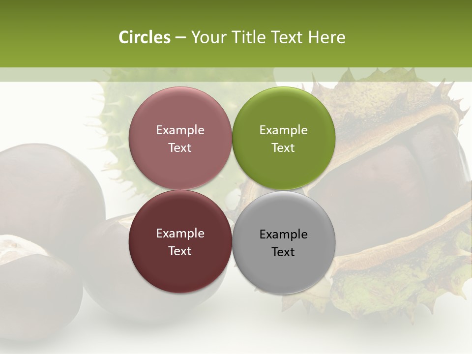 Background Brown Prickle PowerPoint Template