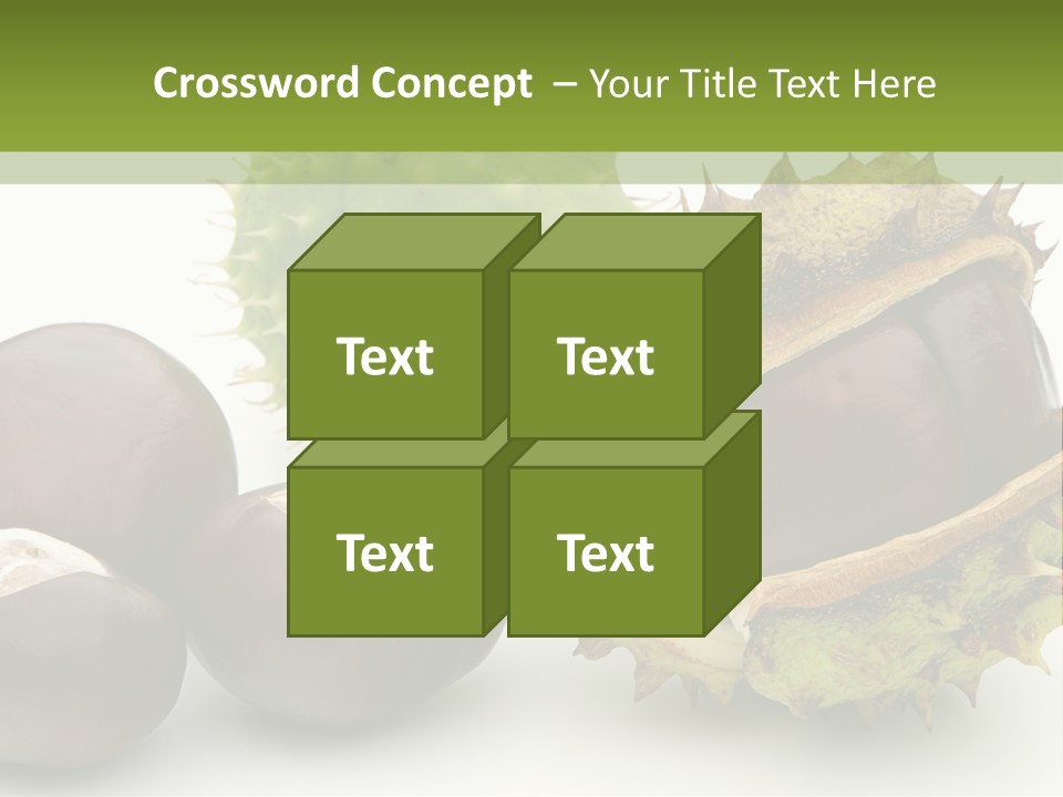 Background Brown Prickle PowerPoint Template