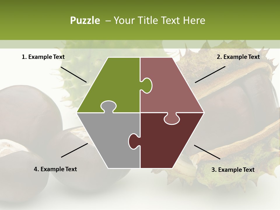 Background Brown Prickle PowerPoint Template