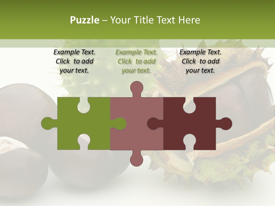 Background Brown Prickle PowerPoint Template