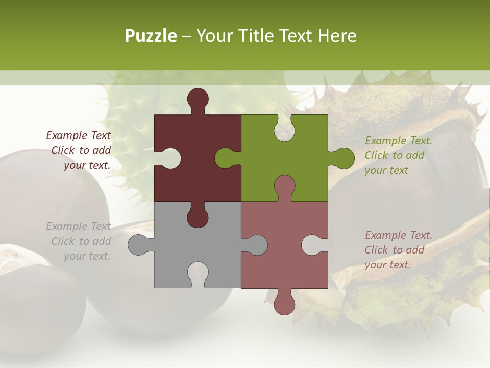 Background Brown Prickle PowerPoint Template