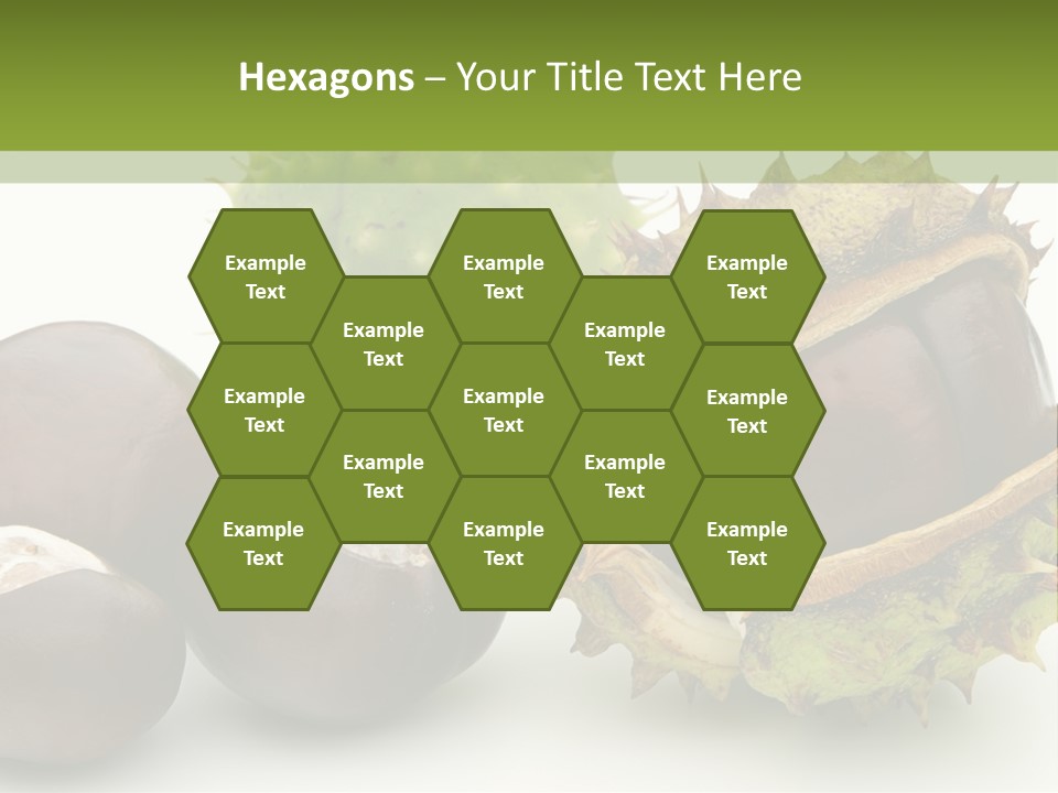 Background Brown Prickle PowerPoint Template