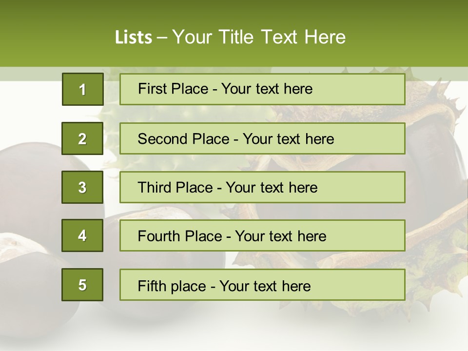 Background Brown Prickle PowerPoint Template