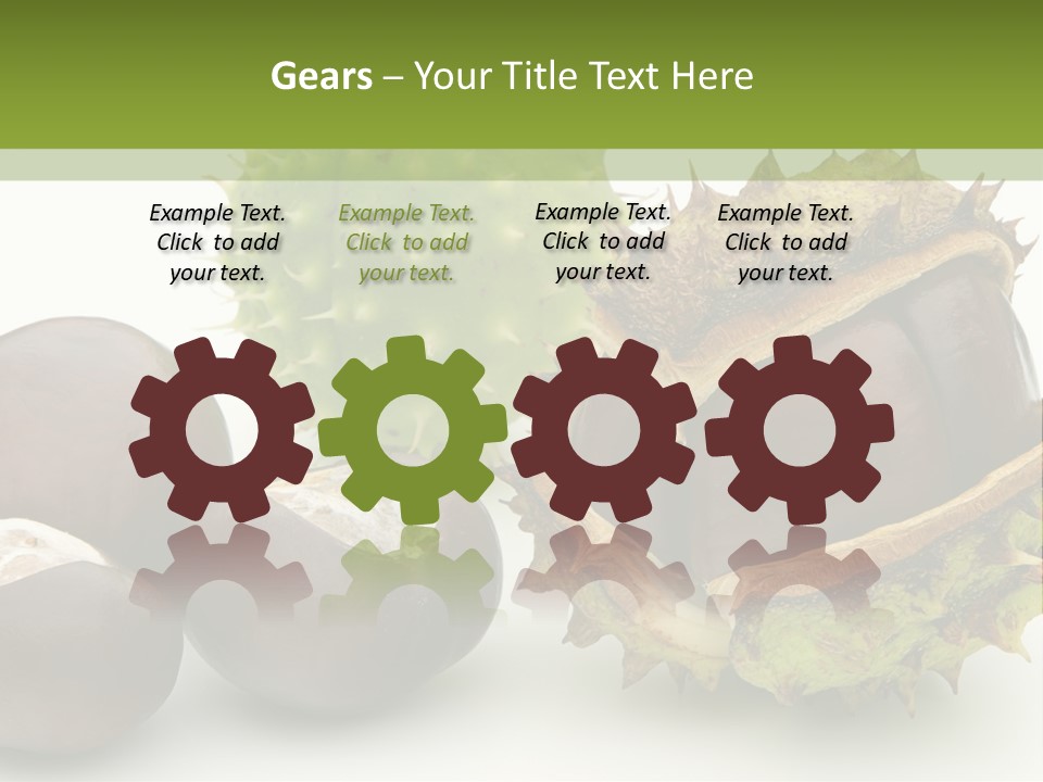 Background Brown Prickle PowerPoint Template