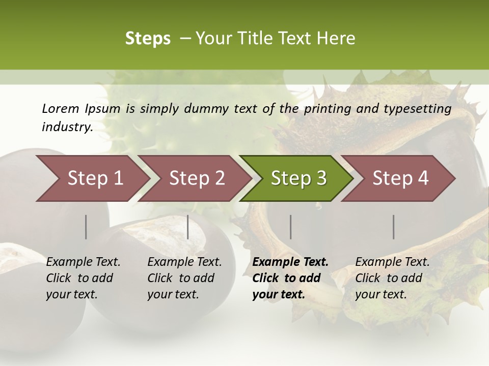 Background Brown Prickle PowerPoint Template