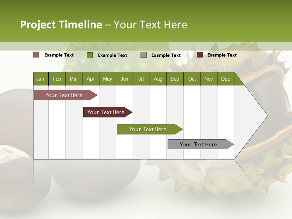 Background Brown Prickle PowerPoint Template