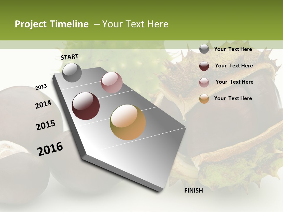 Background Brown Prickle PowerPoint Template