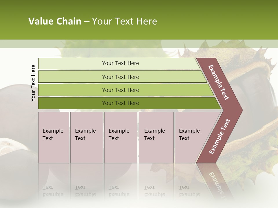 Background Brown Prickle PowerPoint Template