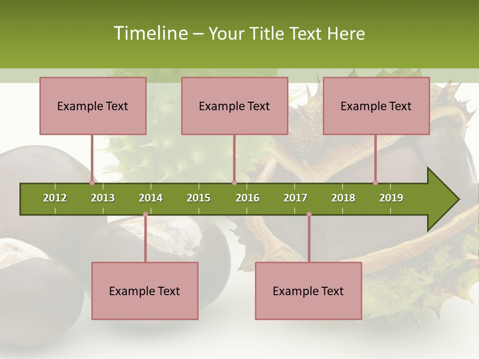 Background Brown Prickle PowerPoint Template